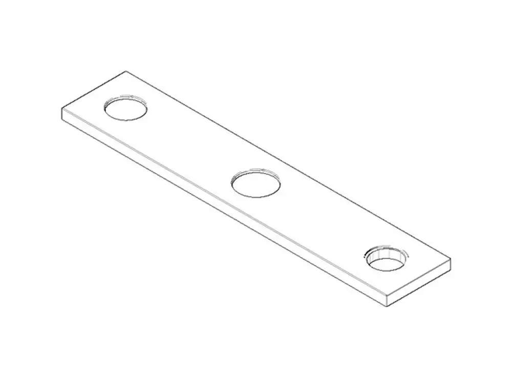 DORNBRACHT für Airswitch Rosette ERSATZTEILE 092787014 300 x 60 x 9 mm Chrom, 092787014-00 Galeriebild 1